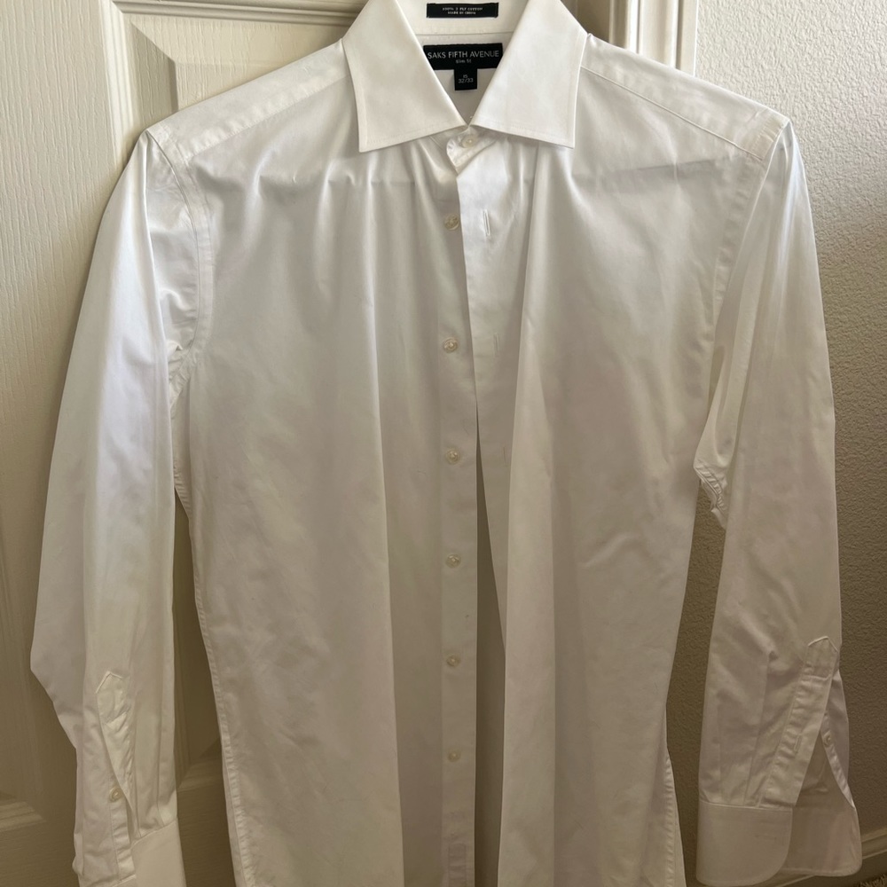 White Men Dress Shirt